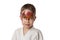 Karate kid with red gragon face painting