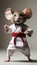 Karate Virtuoso: Mouse\\\'s Martial Arts Expertise Shines in Every Move
