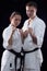 Karateka couple