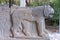 Karatepe-Aslantas Open Air Museum in Hittite stone lion sculpture