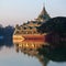 Karaweik Barge in Yangon, Myanmar