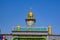 Karbala, iraq - February 04, 2023: photo of the holy shrine of imam Hussain in Karbala city