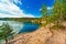 Karelia lake panorama