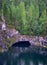 Karelia, Ruskeala, marble quarry, canyon, harsh Northern nature