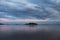 Kareliya island  white sea lake ladoga panorama view evening sunset summer clouds