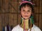 Karen Long Neck Woman in Hill Tribe Village