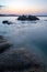 Karidi beach after sunset portrait