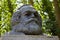 Karl Marx Bust in Highgate Cemetery