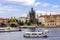 Karlov or Charles bridge in Prague