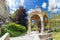 Karlovy Vary, Czech Republic - May 26, 2017: Sadova Kolonada - Garden Colonnade - covered promenade by the mineral water spring