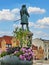 Karlskrona Statue King Denkmal Karl XI at Stotorget Market square Sweden