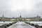 Karlsruhe Castle in winter