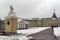 Karlsruhe Castle in winter