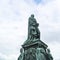 KARLSRUHE, GERMANY - Oct 17, 2020: Statue im Schlosspark Karlsruhe