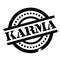 Karma rubber stamp