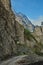 Karmadon Gorge in the mountains of North Ossetia.