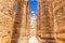 Karnak Temple Great Hypostyle Hall Pillars, Luxor, Egypt