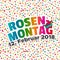 Karneval - Rosenmontag 2018 mit Konfetti Hintergrund.
