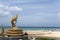 Karon beach naga statue landmark phuket thailand