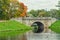 Karpin bridge in the Gatchia park.