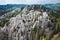 Karst formations in pristine wilderness of Bijele stijene strict natural reserve, Croatia