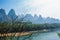 Karst mountains and Lijiang River scenery