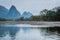 Karst mountains and Lijiang River scenery