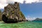 Karst Rock Formations in Blue Lagoon