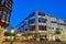 Karstadt department store in Celle during dawn