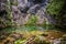 Karstic spring and underwater cave