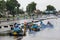 Kart racing or karting shifting karts