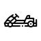 kart sport transport black icon vector illustration