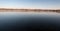 Karvinske more lake near Karvina city in Czech republic during winter day with clear sky