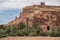 Kasbah Ait Ben Haddou in the Atlas Mountains of Morocco. Medieval fortification city, UNESCO World Heritage Site.