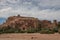 Kasbah Ait Ben Haddou in the Atlas Mountains of Morocco. Medieval fortification city, UNESCO World Heritage Site.