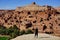 Kasbah Ait Benhaddou in Morocco, traditional berber clay ksar - fortified city