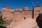 Kasbah Amridil in Skoura. A typical historical building of Morocco made of adobe bricks, close to the Sahara desert