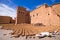 Kasbah and bricks dried on the sun, Morocco