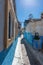 Kasbah des oudayas in Rabat, blue streets