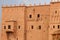 Kasbah Taourirt. Detail facade. Ouarzazate. Morocco.