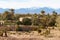 Kasbah, Traditional berber clay settlement in Sahara desert, Morocco