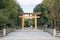 Kashihara Jingu Shrine in Kashihara, Nara, Japan. The Shrine was originally built in 1890