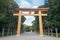 Kashihara Jingu Shrine in Kashihara, Nara, Japan. The Shrine was originally built in 1890