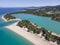 Kassandra coastline near Lagoon Beach, Chalkidiki, Greece