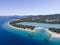 Kassandra coastline near Lagoon Beach, Chalkidiki, Greece