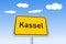 Kassel city sign in Germany