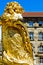 Kassel`s grand town hall, fronted by two striking golden lions, was inaugurated in 1909, with the front section largely rebuilt af