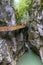 Kastamonu/Turkey-June 30 2019: People walking path to and enjoy Horma Canyon in Kure Mountains National Park, Kure Daglari Milli