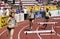 KASUMI YOSHIDA, MEGAN CHAMPOUX, SHIANN SALMON running 400 metres hurdles in the IAAF World U20 Championship in Tampere, Finland