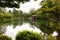 Kasumigaike pond. Kenroku-en garden. Kanazawa. Japan